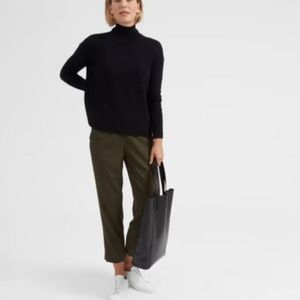Everlane Goweave Wool Easy Pant Trouser, 00, green